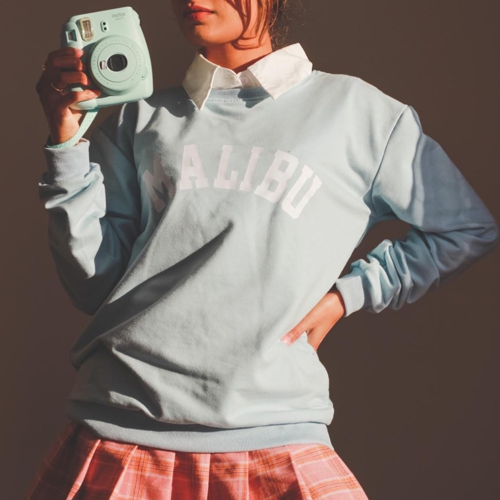 Malibu sweatshirt | pastel blue